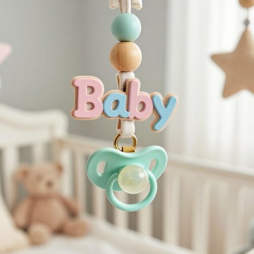 Zawieszka do smoczka z imieniem – wyjątkowy dodatek dla Twojego malucha