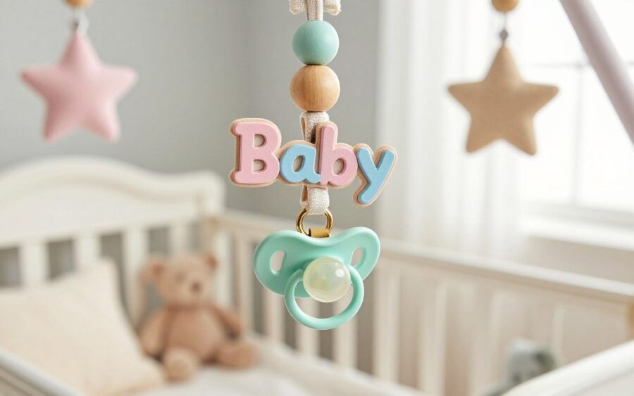 Zawieszka do smoczka z imieniem – wyjątkowy dodatek dla Twojego malucha