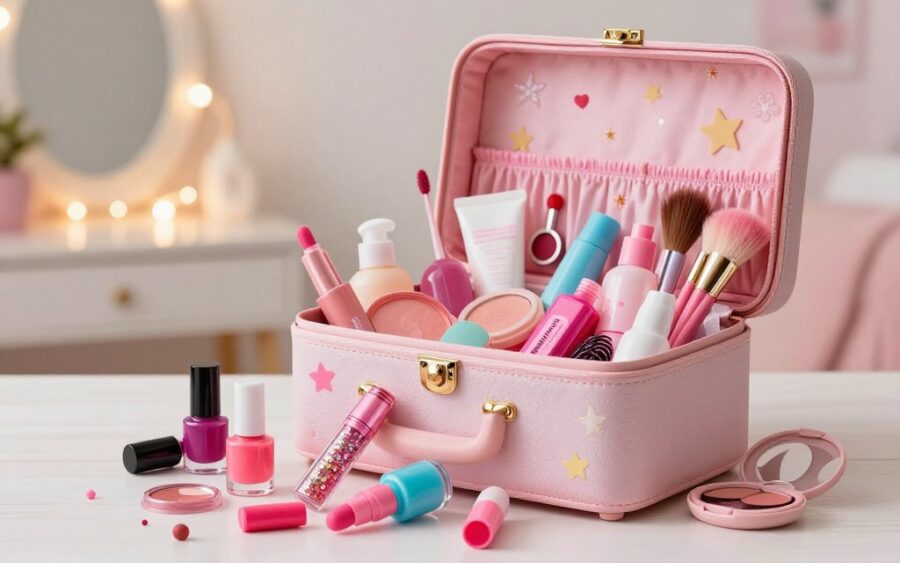 Kuferek z kosmetykami dla dziewczynki – idealny prezent na każdą okazję