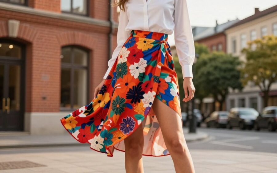 Spódnica ze skosu – jak stylowo nosić ten modny fason?
