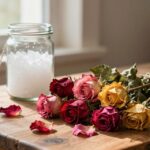 jak suszyć róże żeby nie straciły koloru